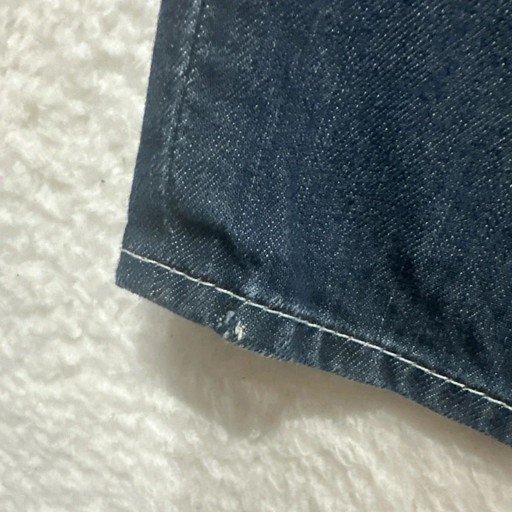 Vintage‎ True Religion Men's Bobby Blue Straight Jeans Size 34 Made In USA